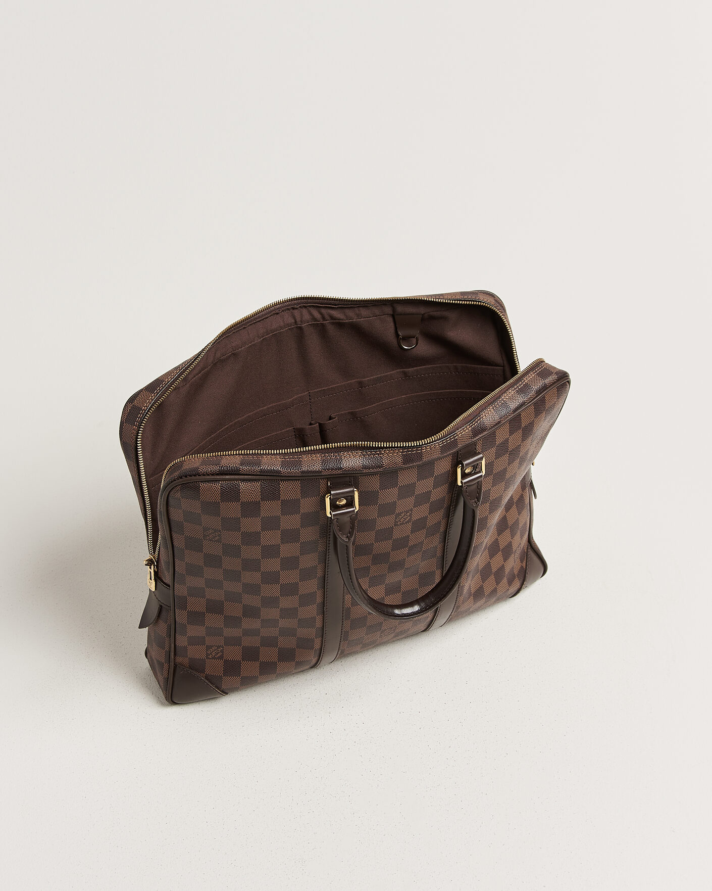 Men | Pre-Owned & Vintage Bags | Louis Vuitton Pre-Owned | Porte Documents Voyage Damier Ebene