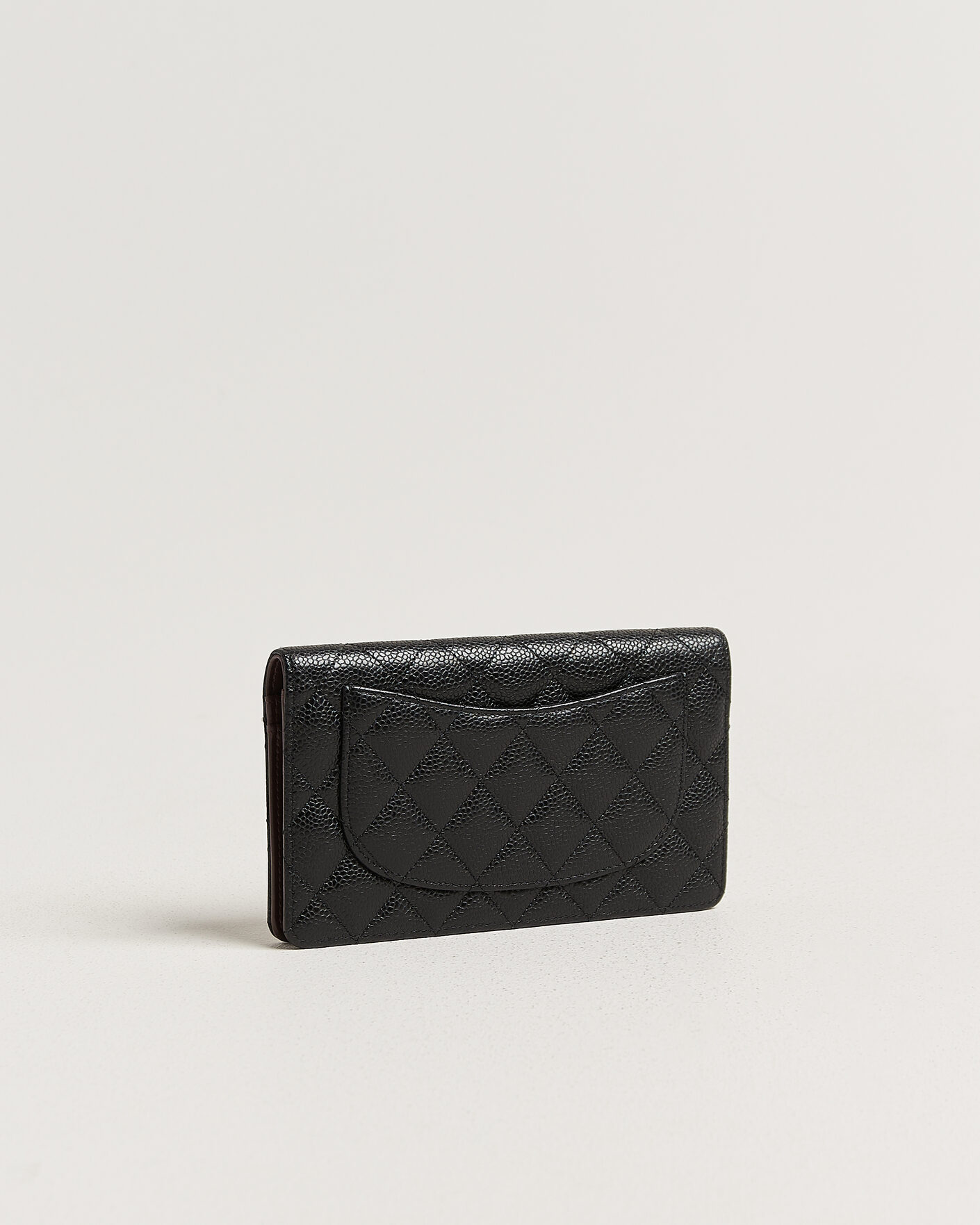 Men | Pre-Owned & Vintage Bags | Chanel Pre-Owned | Classic Bifold Wallet Caviar Leather Black