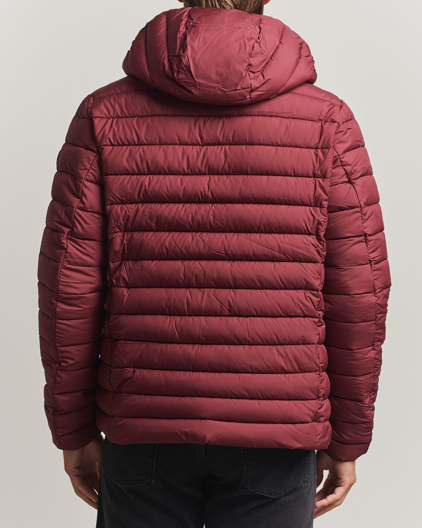 Men | Coats & Jackets | Save The Duck | Juncus Matt Lightweight Hood Jacket Wine Red