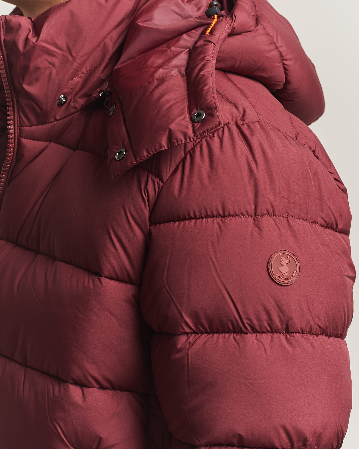 Men | Coats & Jackets | Save The Duck | Boris Matt Padded Puffer Wine Red