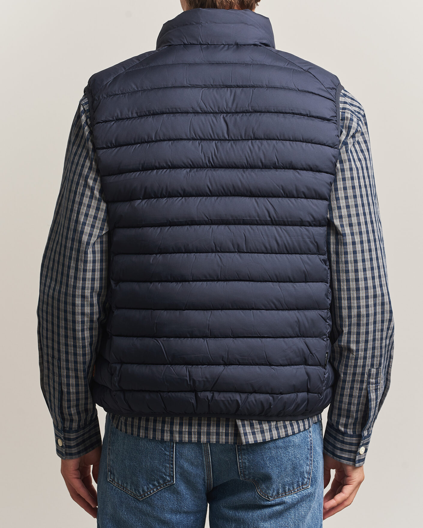Men | Gilets | Save The Duck | Rhus Matt Lightweight Vest Blue Black