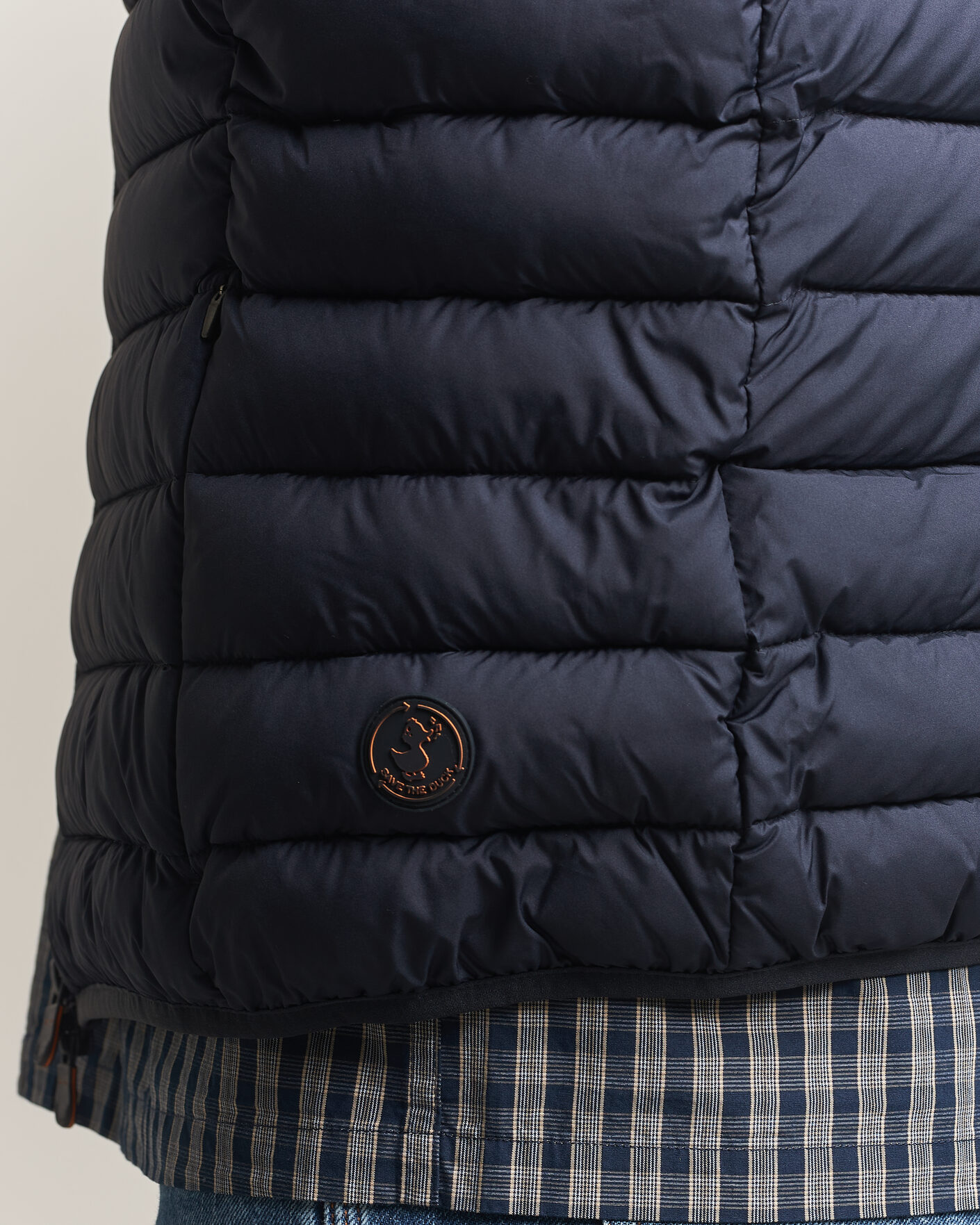 Men | Gilets | Save The Duck | Rhus Matt Lightweight Vest Blue Black