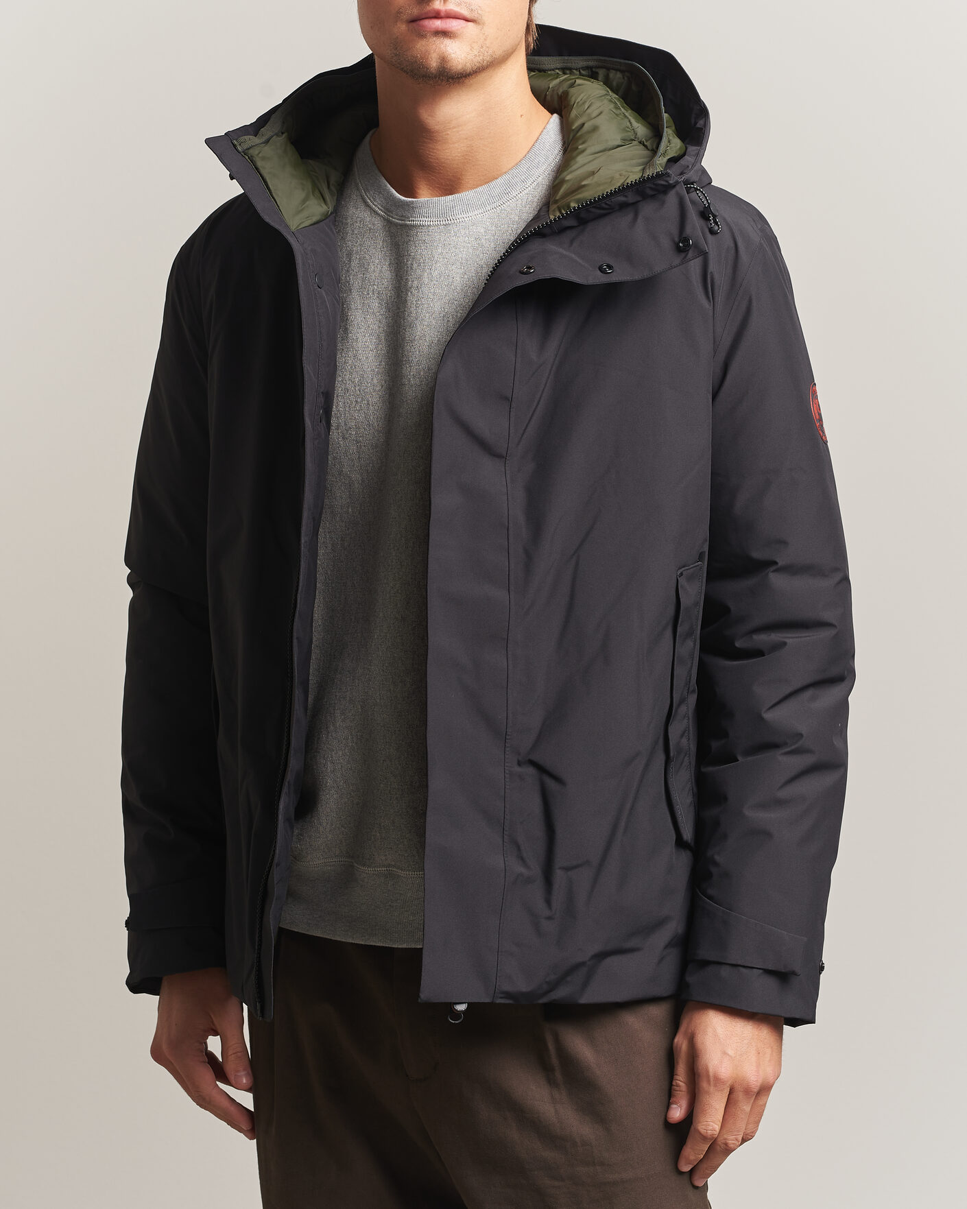 Men | Coats & Jackets | Save The Duck | Arctic Gasparo Hooded Down Jacket Black