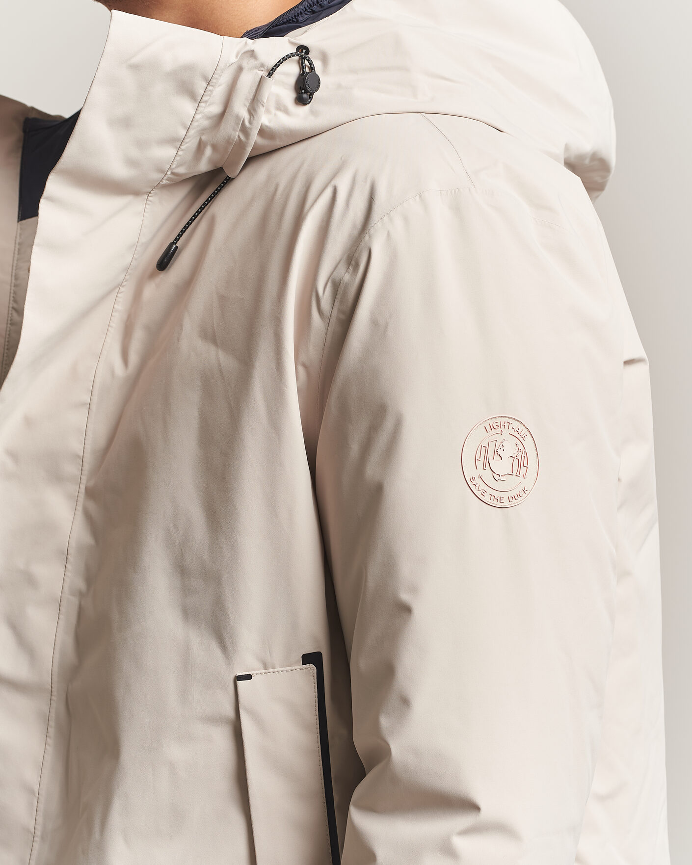 Men | Coats & Jackets | Save The Duck | Arctic Gasparo Hooded Down Jacket Shore Beige