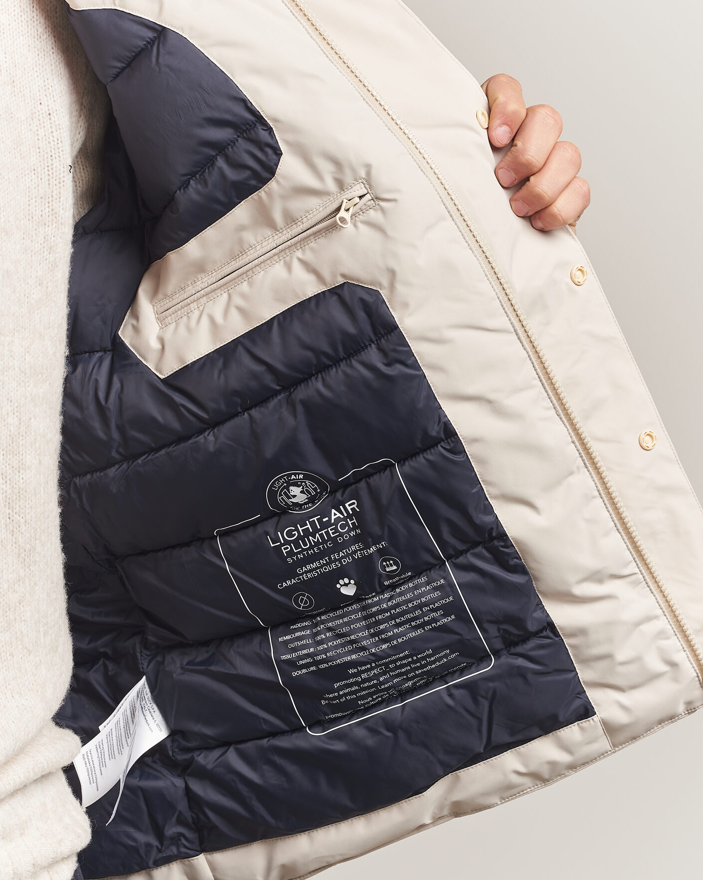 Men | Coats & Jackets | Save The Duck | Arctic Gasparo Hooded Down Jacket Shore Beige