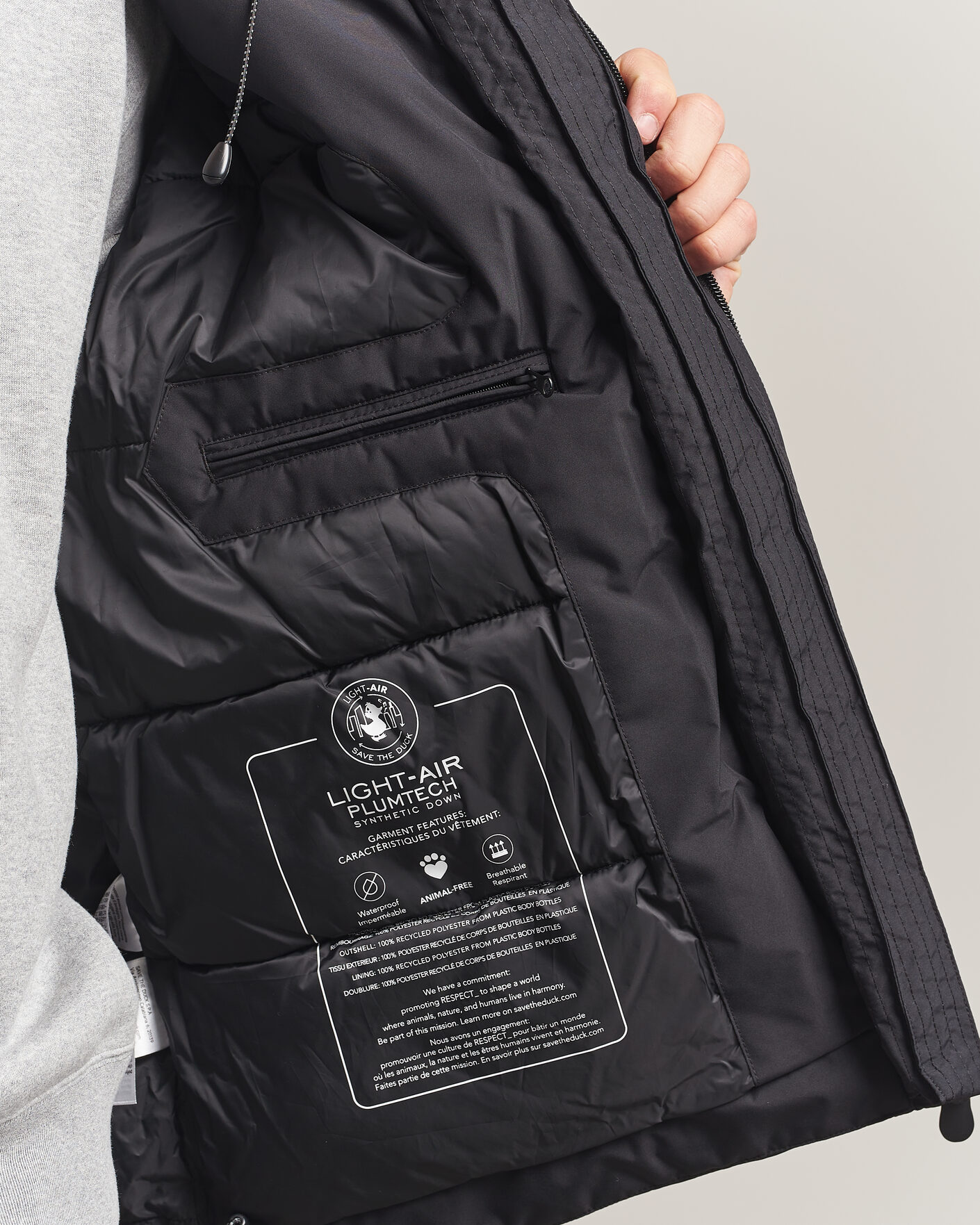 Men | Coats & Jackets | Save The Duck | Arctic Xavier Padded Jacket Black