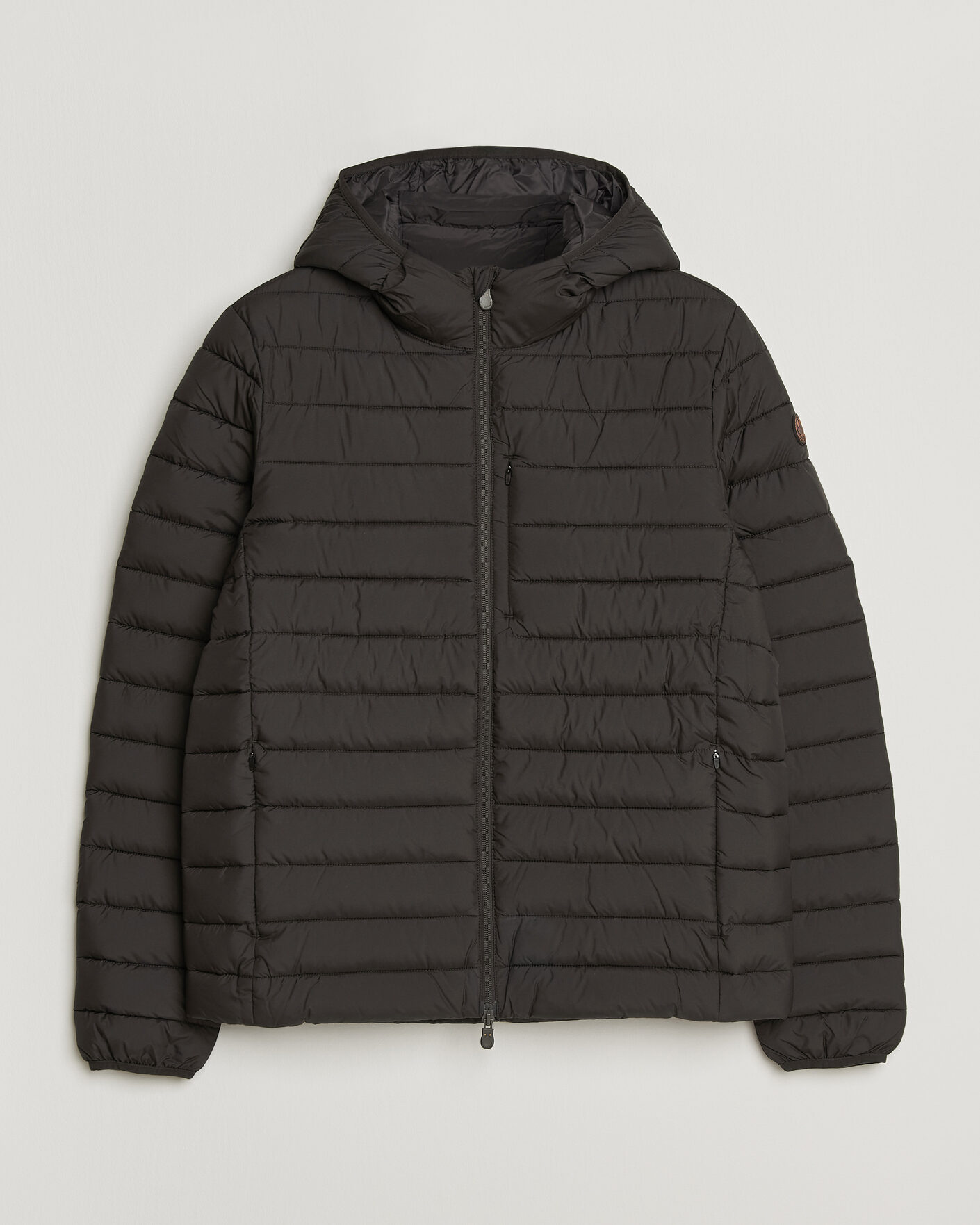 Men | Coats & Jackets | Save The Duck | Juncus Matt Lightweight Hood Jacket Brown Black