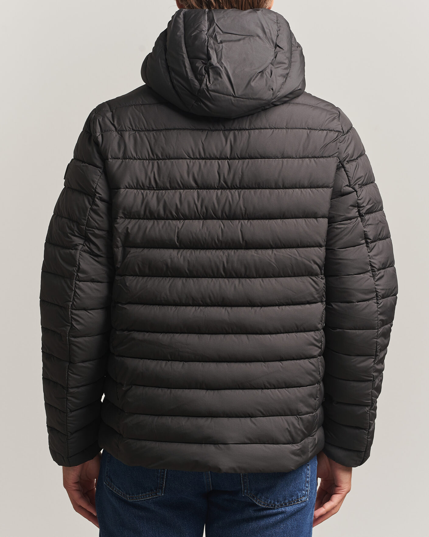 Men | Coats & Jackets | Save The Duck | Juncus Matt Lightweight Hood Jacket Brown Black