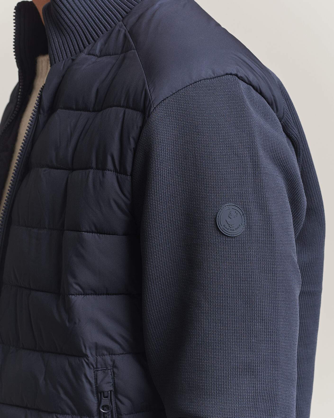 Men | Coats & Jackets | Save The Duck | Sedum Hybrid Jacket Blue Black