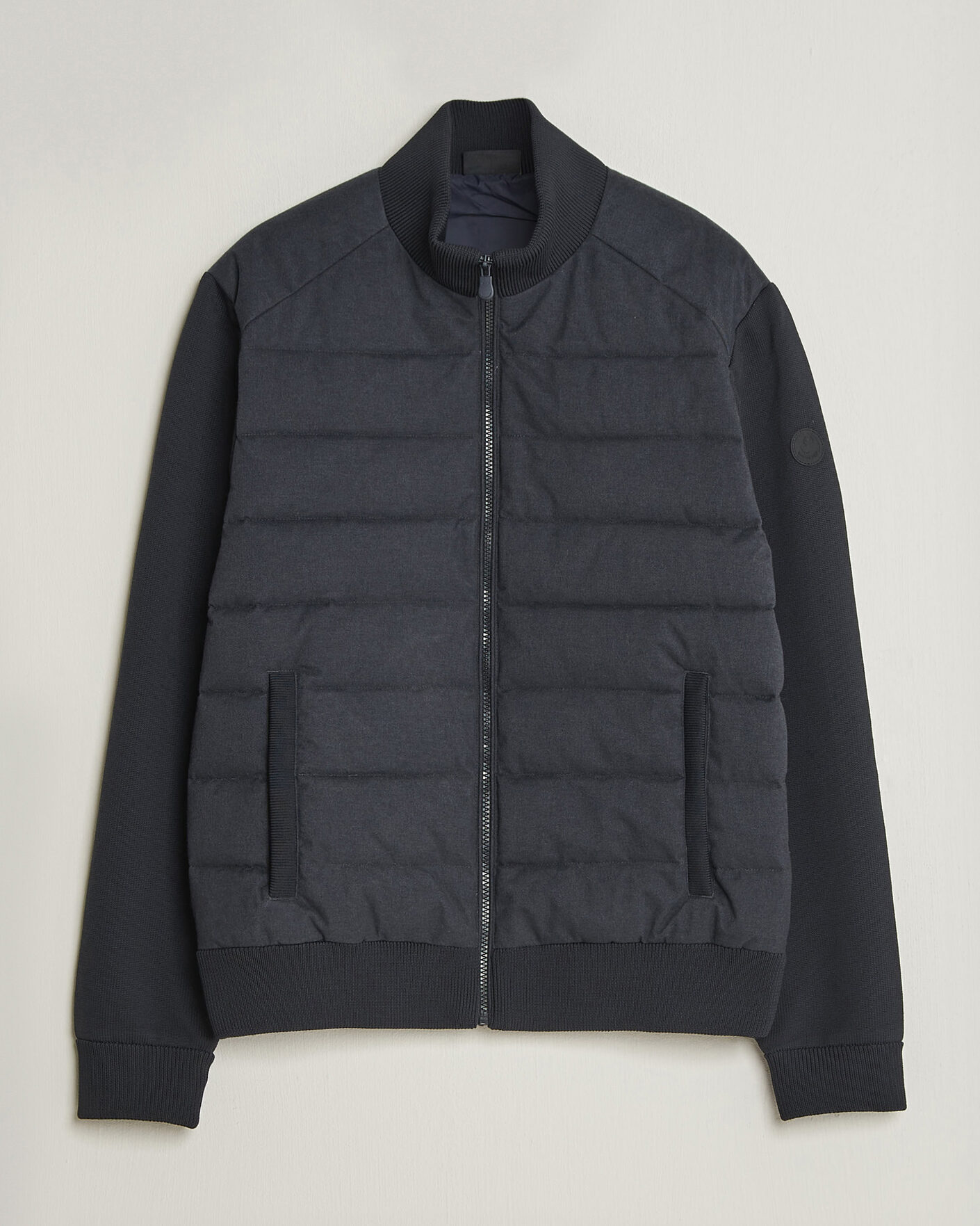 Men | Coats & Jackets | Save The Duck | Lasse Padded Hybrid Jacket Navy Blue Melange