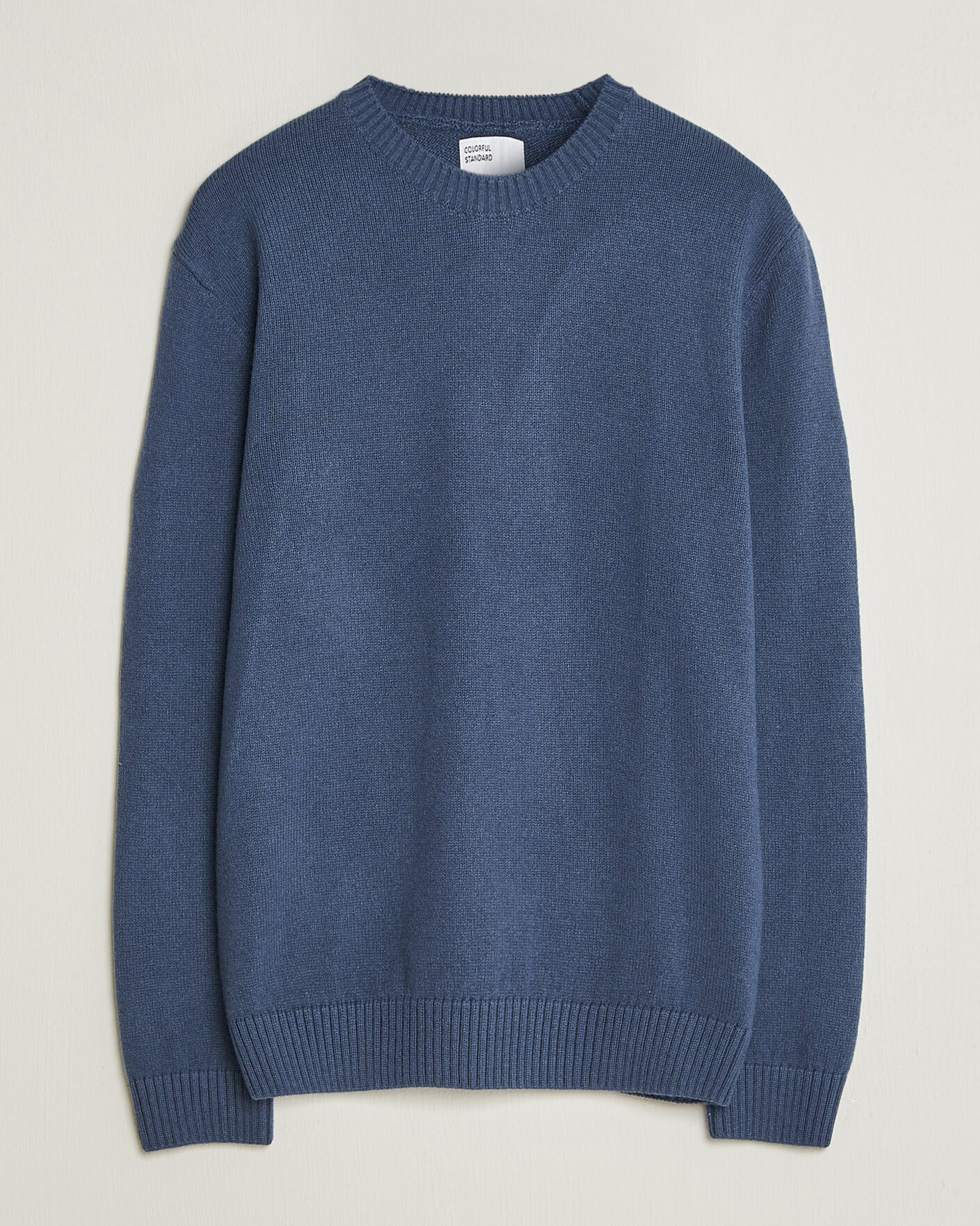 Men | Sweaters & Knitwear | Colorful Standard | Classic Merino Wool Crew Neck Petrol Blue