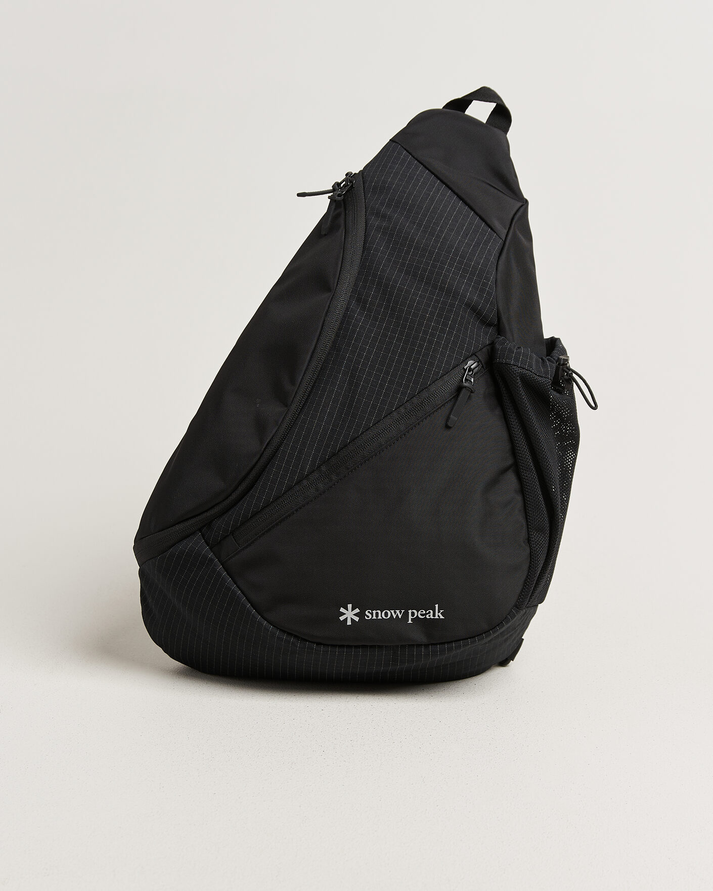 Men | Bags | Snow Peak | Grid Sling Bag Black