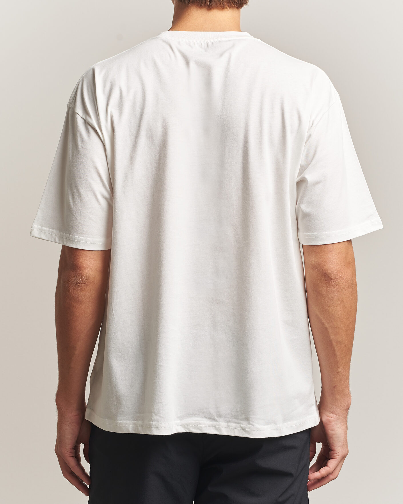 Men | T-Shirts | Snow Peak | Soft Cotton Relaxed Logo T-Shirt Off White