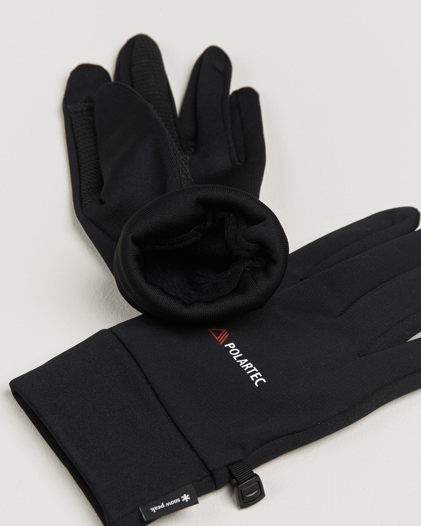 Men | Gloves | Snow Peak | Polartec Power Stretch Gloves Black