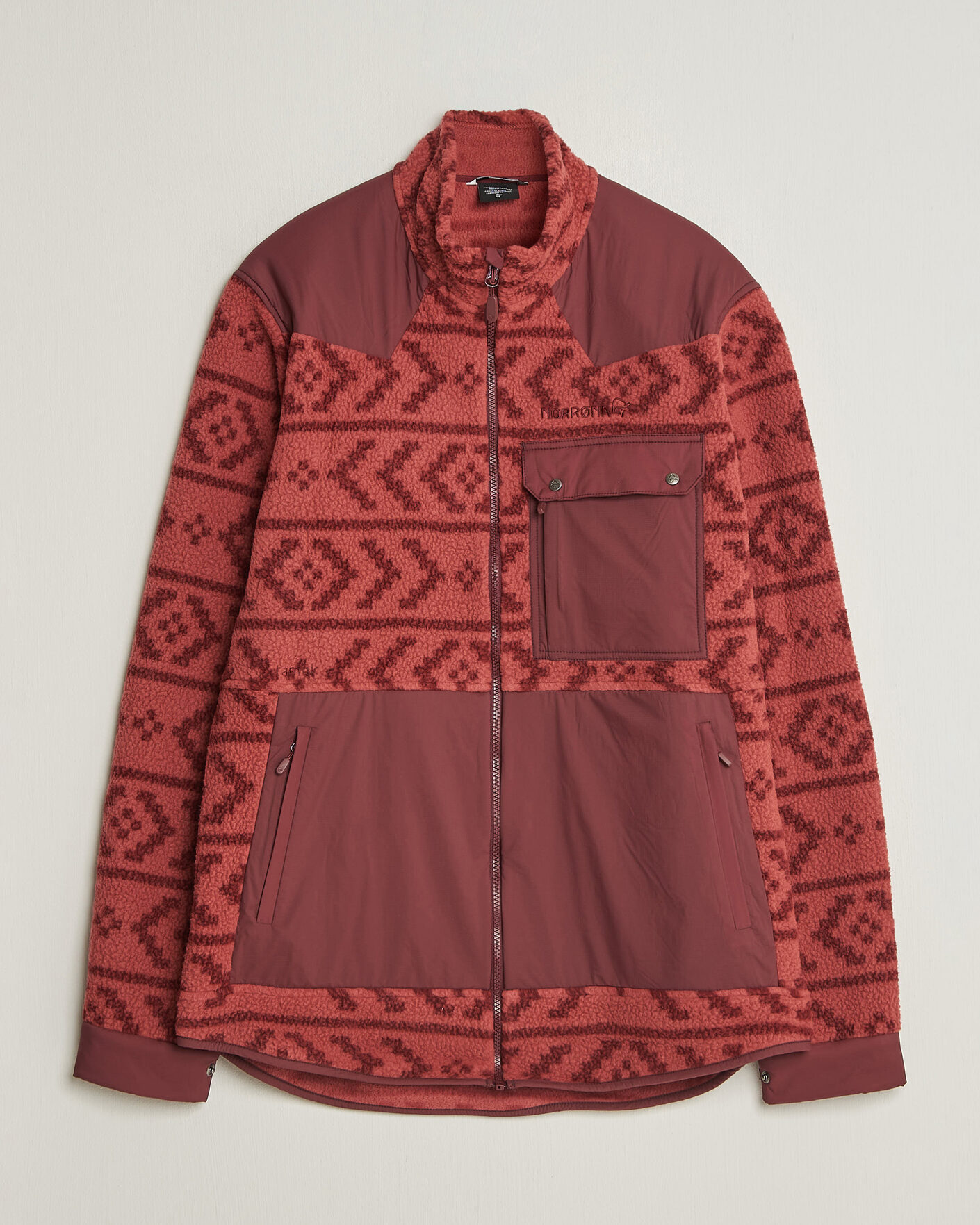 Men | Coats & Jackets | Norrøna | Tamok Warm3 Fleece Jacket Cowhide