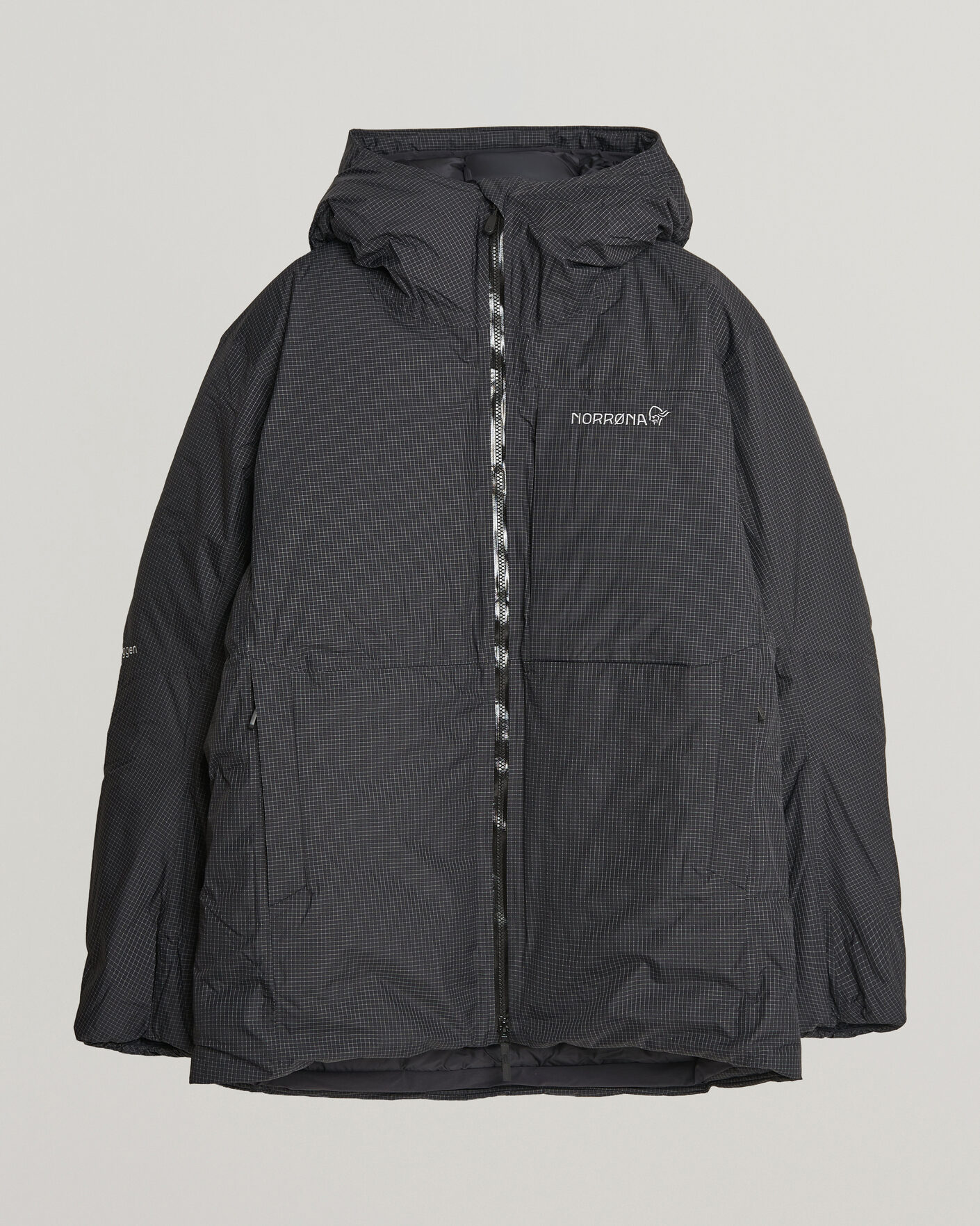 Men | Coats & Jackets | Norrøna | Trollveggen dri2 Down 800 Zip Hood Caviar Black