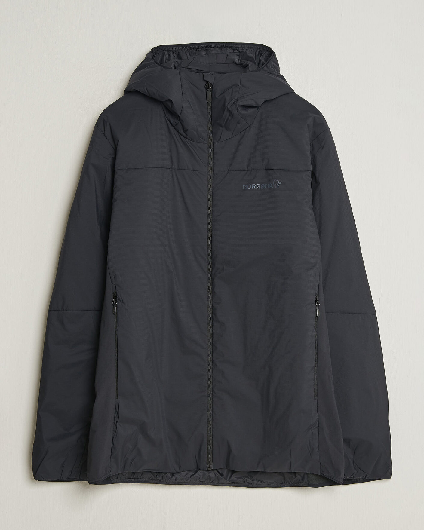 Men | Coats & Jackets | Norrøna | Femund Thermo Zip Hood Caviar Black