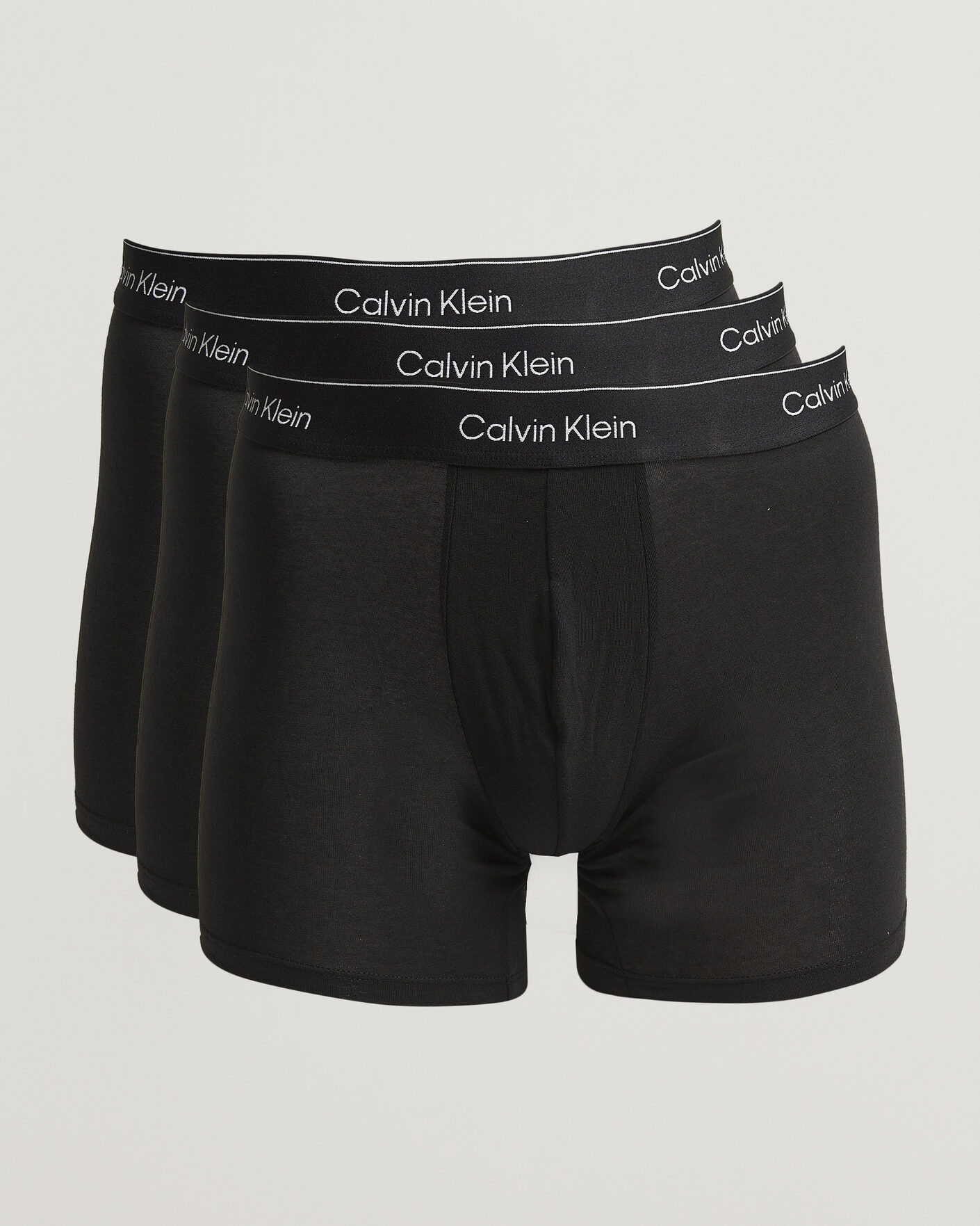 Men | Underwear & Socks | Calvin Klein | 3-Pack Icon Cotton Stretch Boxer Brief Black