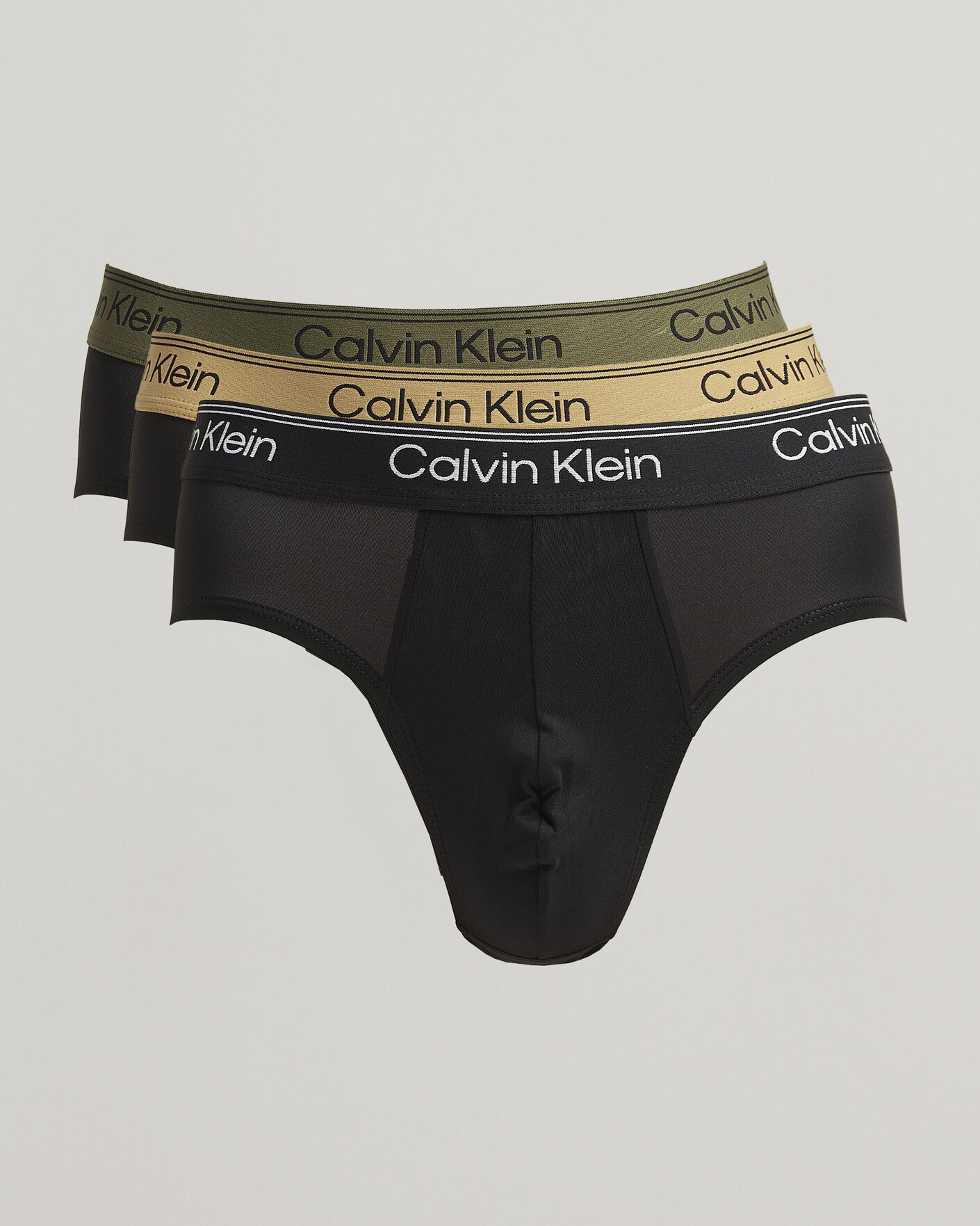 Men | Underwear & Socks | Calvin Klein | 3-Pack Micro Stretch Hip Brief Black