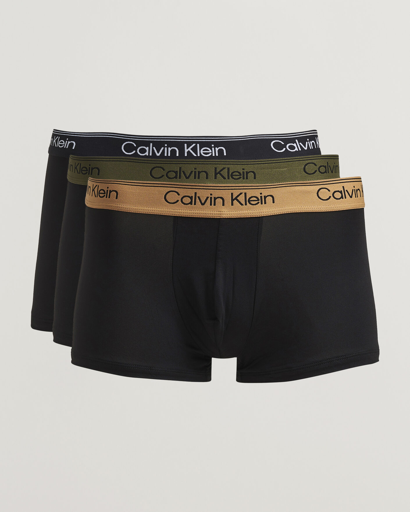 Men | Underwear & Socks | Calvin Klein | 3-Pack Micro Stretch Trunk Black