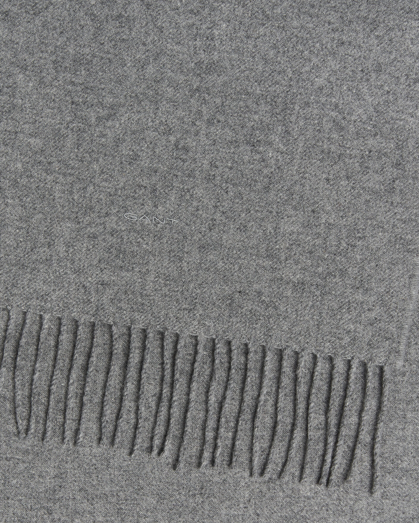 Men | Scarves | Gant | Wool Scarf Mid Grey