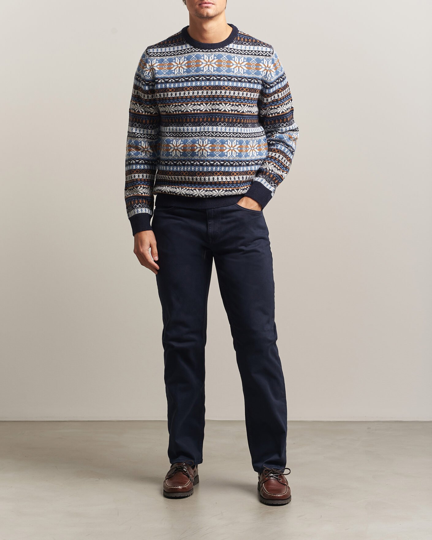 Men | Trousers | Gant | Regular Fit Moleskin 5-Pocket Pants Evening Blue