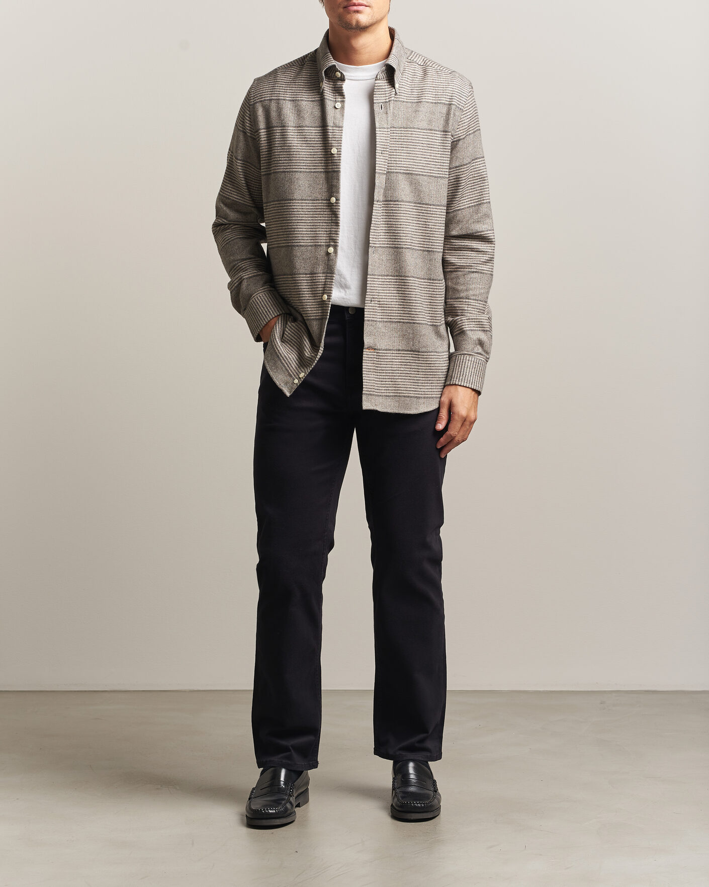 Men | Trousers | Gant | Regular Fit Moleskin 5-Pocket Pants Black