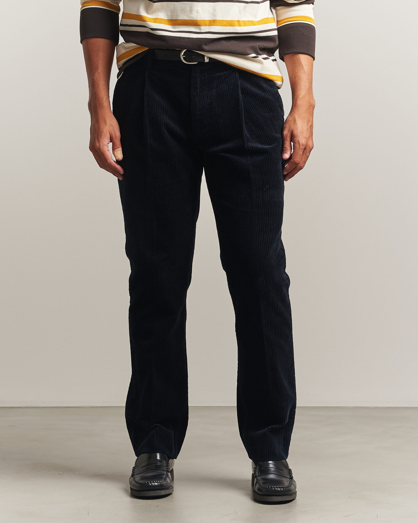 Men | Trousers | Gant | Corduroy Trousers Evening Blue