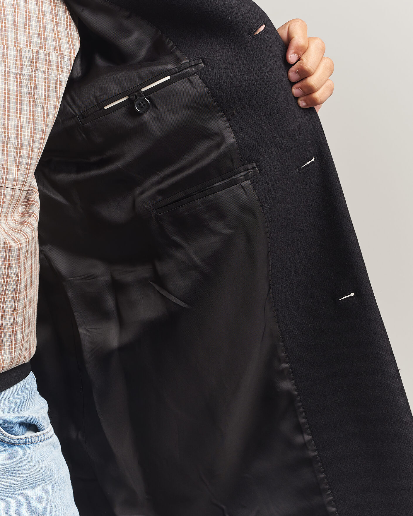 Men | Coats & Jackets | Gant | Classic Wool/Cashmere Coat Black