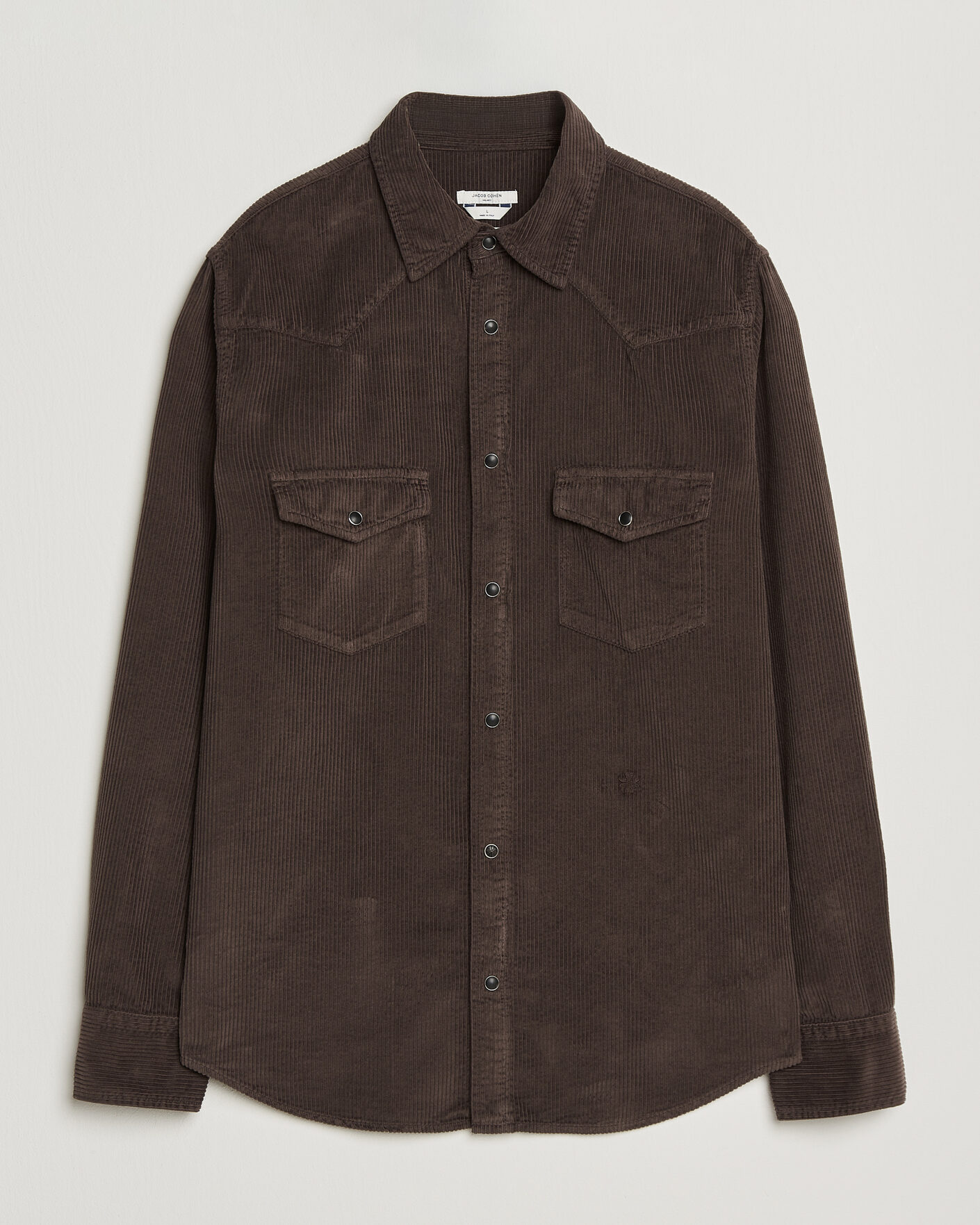 Men | Shirts | Jacob Cohën | Cord Pocket Overshirt Brown