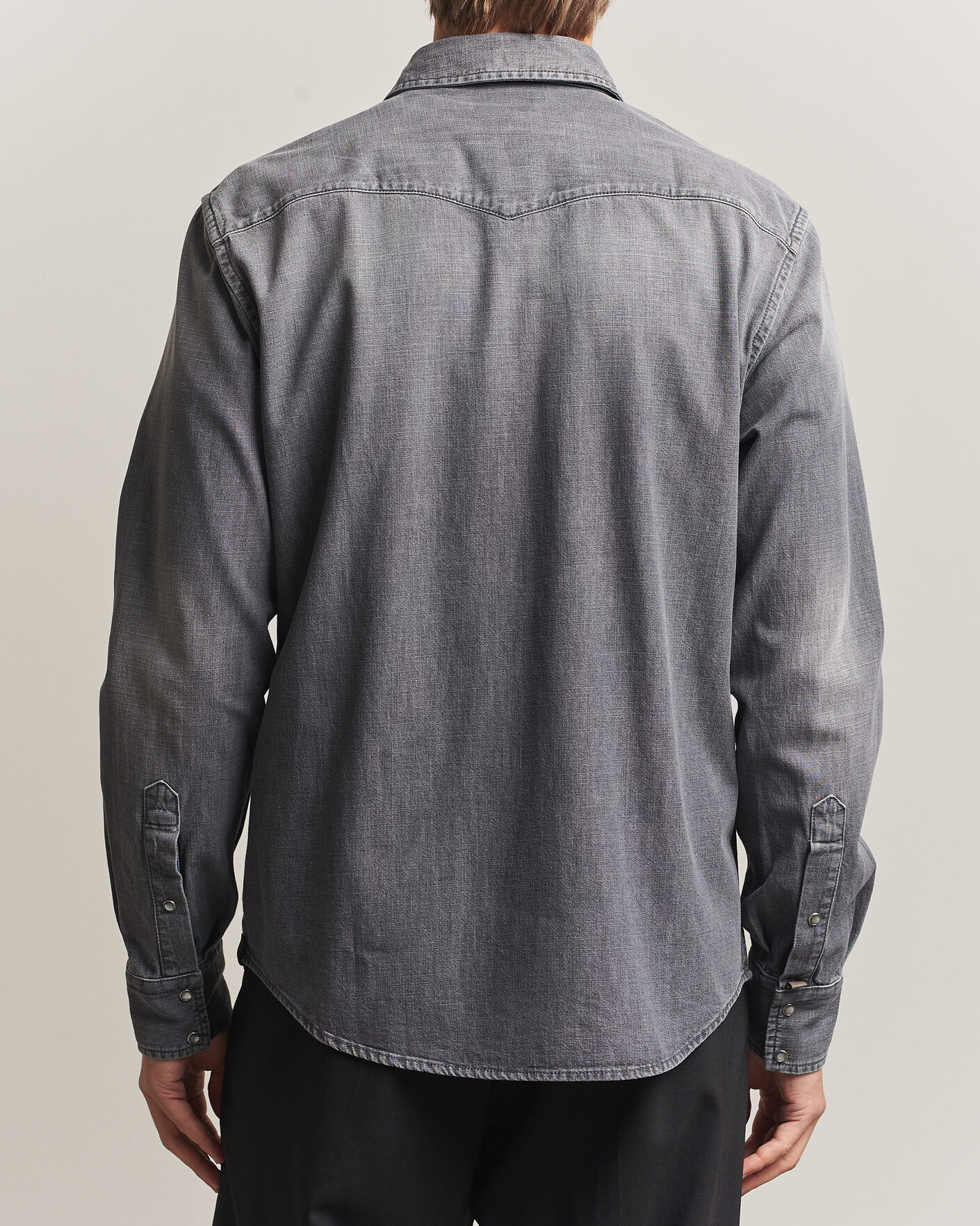 Men | Shirts | Jacob Cohën | Denim Western Pocket Overshirt Grey