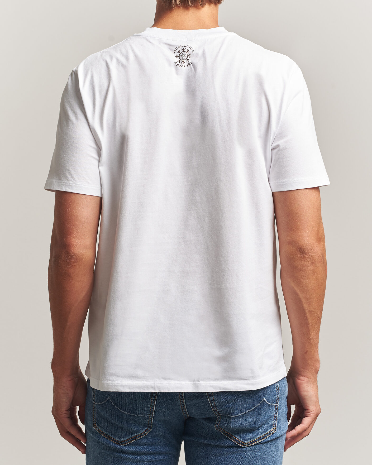 Men | T-Shirts | Jacob Cohën | Apres Ski Printed T-Shirt White