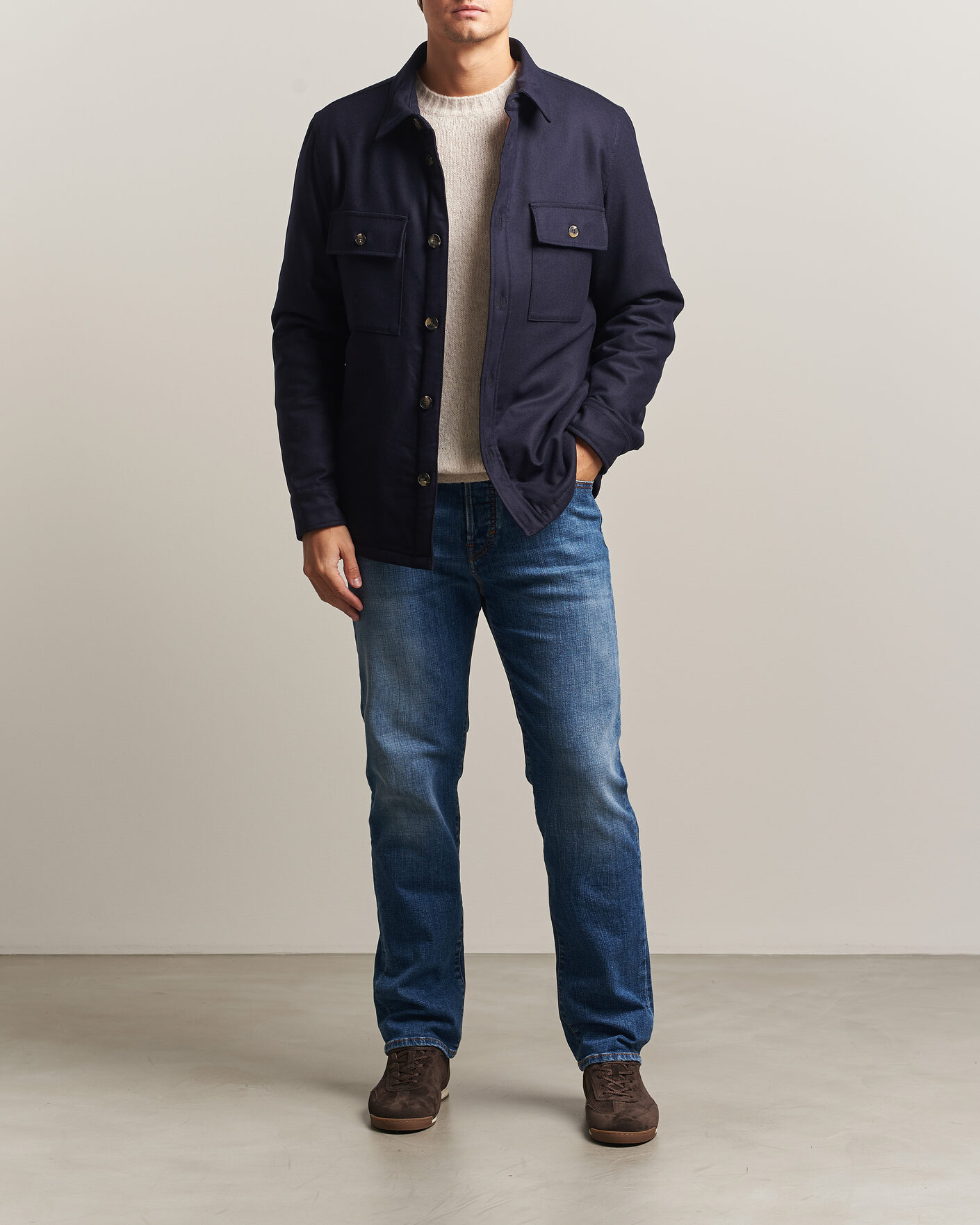 Men | Jeans | Jacob Cohën | Edos Regular Straight Fit Jeans Mid Blue