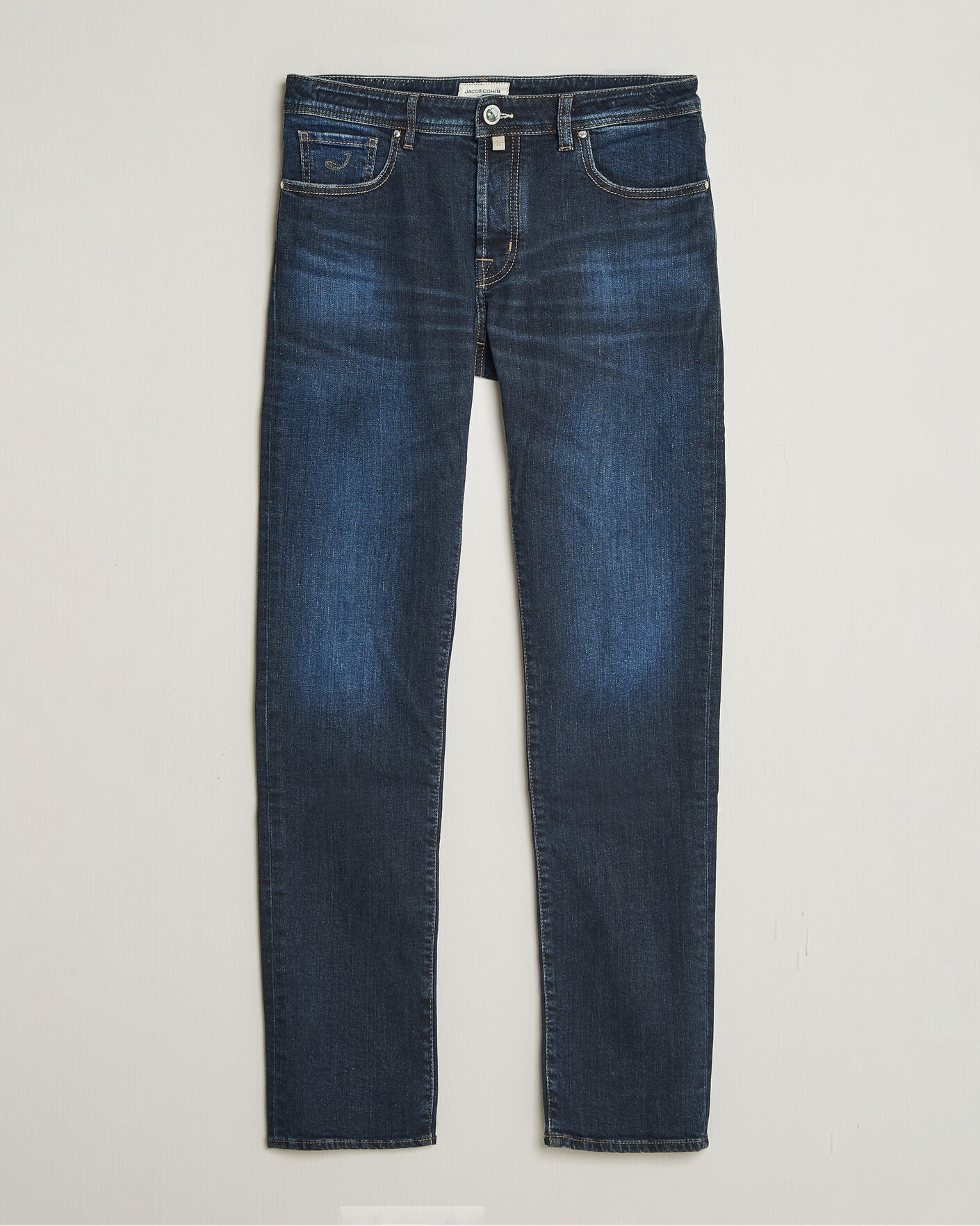 Men | Jeans | Jacob Cohën | Bard Slim Fit Apres Ski Patch Stretch Jeans Blue
