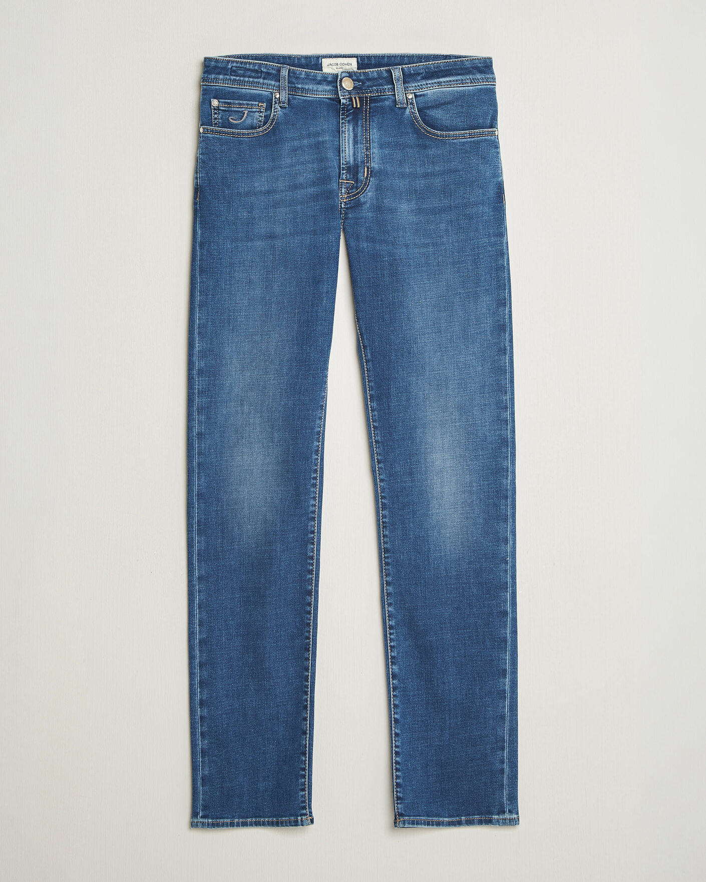 Men | Jeans | Jacob Cohën | Bard Fast Slim Fit Stretch Jeans Mid Blue
