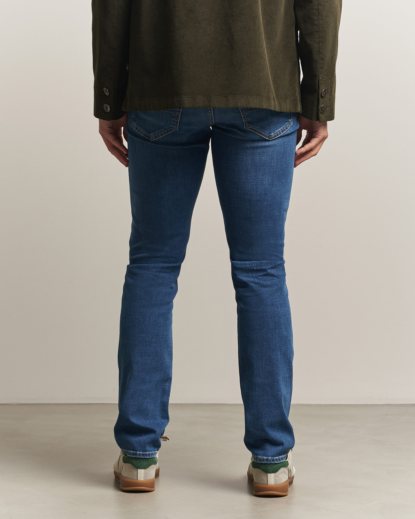 Men | Jeans | Jacob Cohën | Bard Fast Slim Fit Stretch Jeans Mid Blue