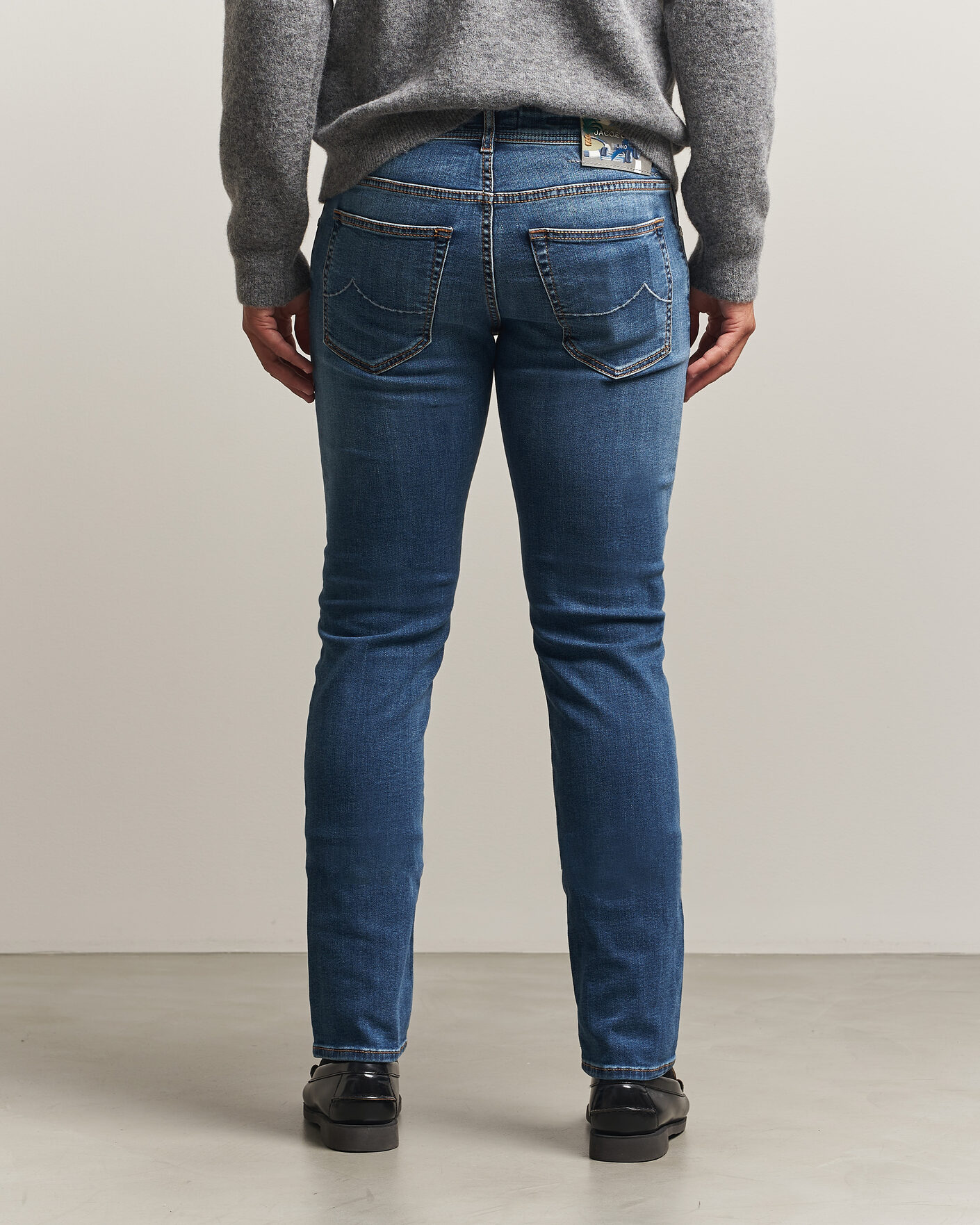 Men | Jeans | Jacob Cohën | Nick F1 Slim Fit Stretch Jeans Light Blue