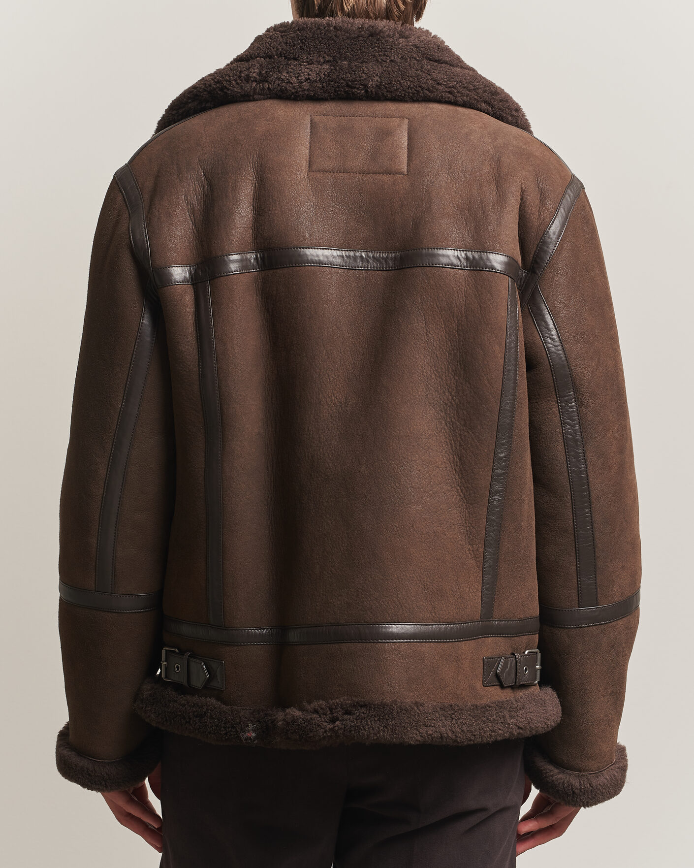 Men | Coats & Jackets | Gant | Classic Shearling Jacket Black Brown