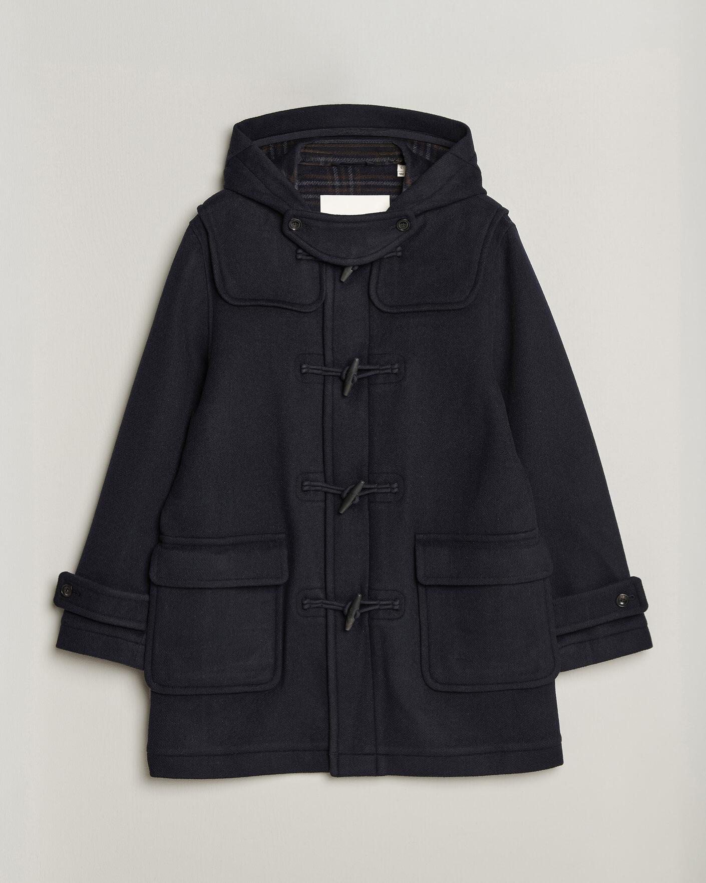 Men | Coats & Jackets | Gant | Classic Wool Duffle Coat Evening Blue