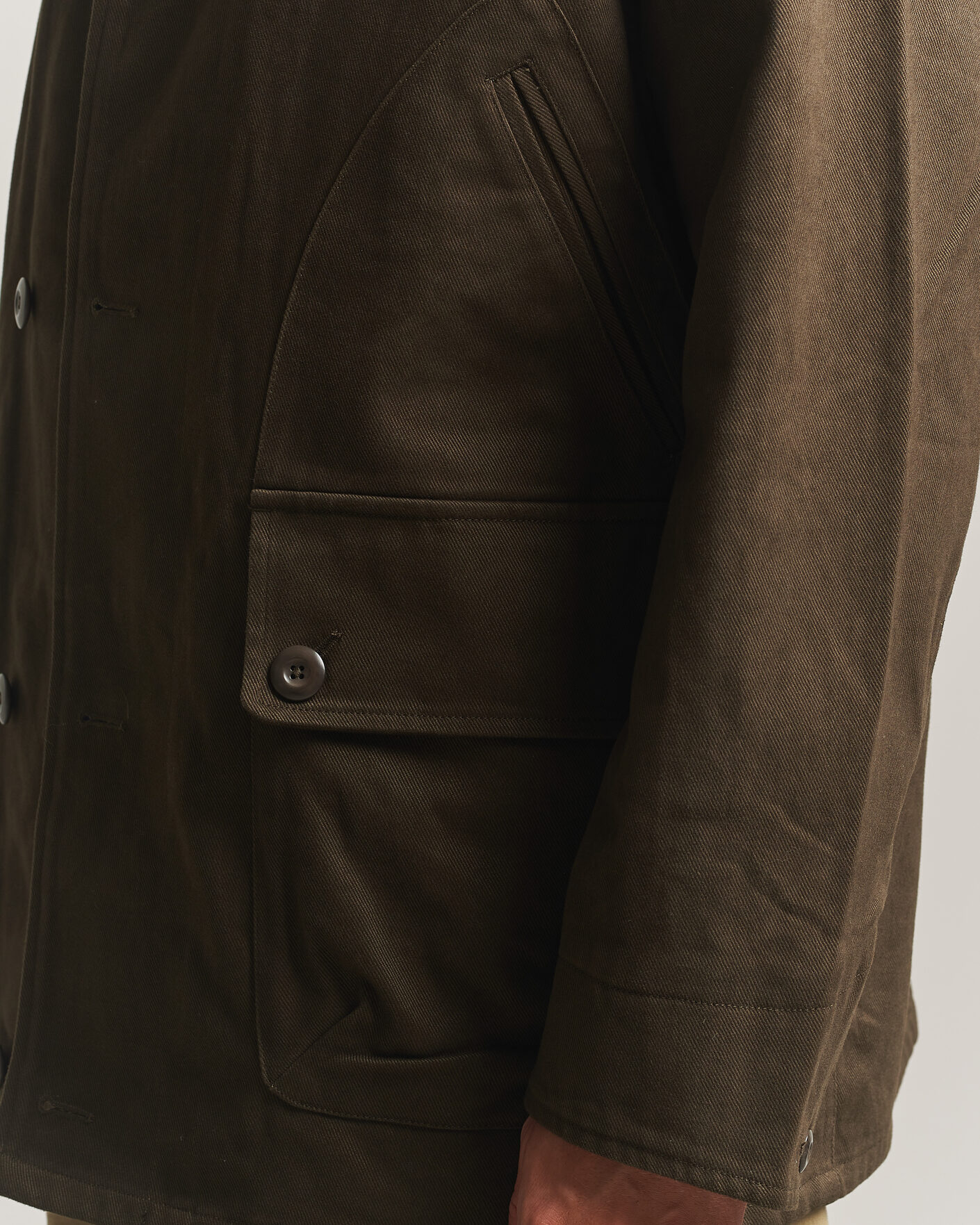 Men | Coats & Jackets | Gant | Moleskin Decker Jacket Dark Moss Green