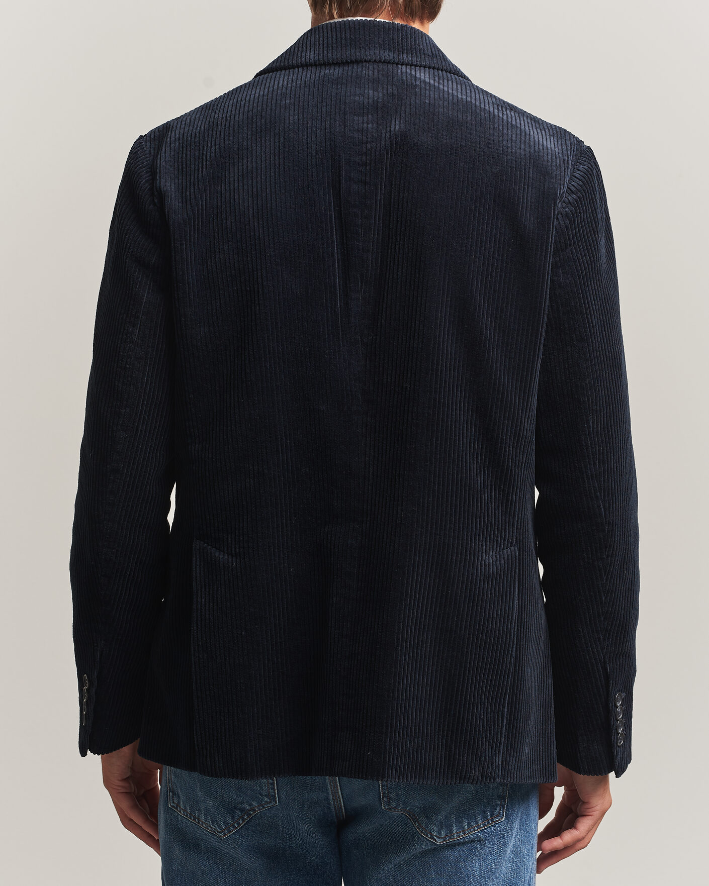 Men | Blazers | Gant | Corduroy Blazer Evening Blue