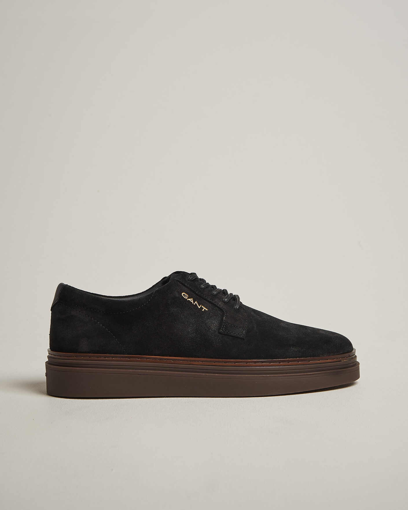 Men | Sneakers | Gant | Kinzoon Suede Derby Sneaker Black