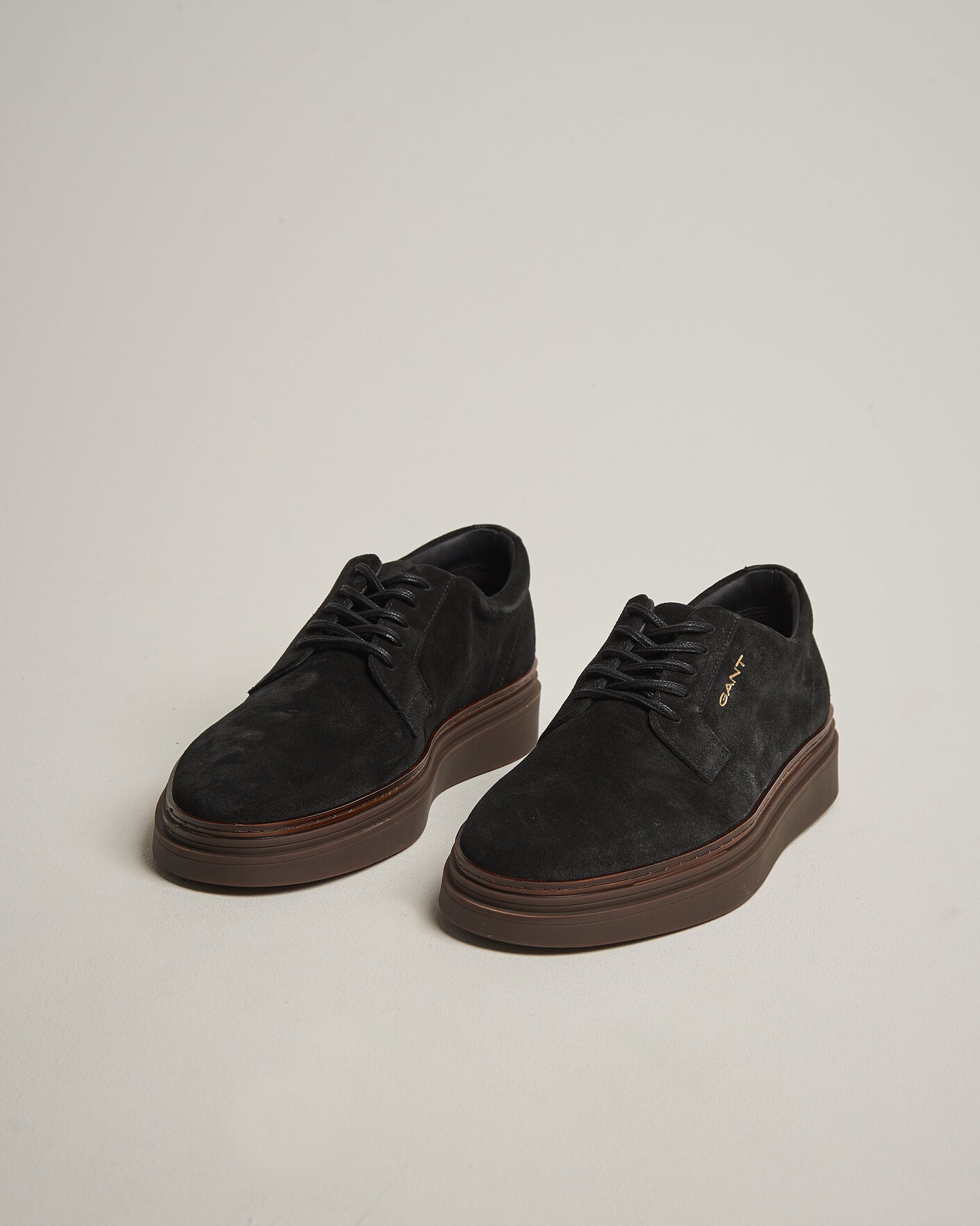 Men | Sneakers | Gant | Kinzoon Suede Derby Sneaker Black