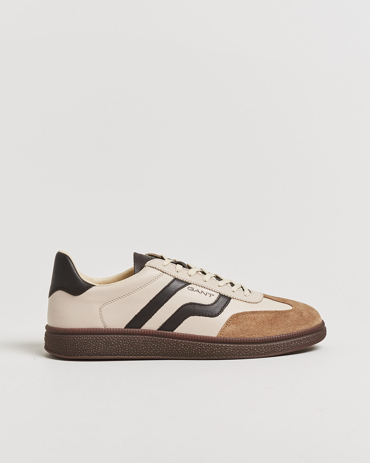 Men | Sneakers | Gant | Cuzmo Leather/Suede Sneaker Beige/Brown
