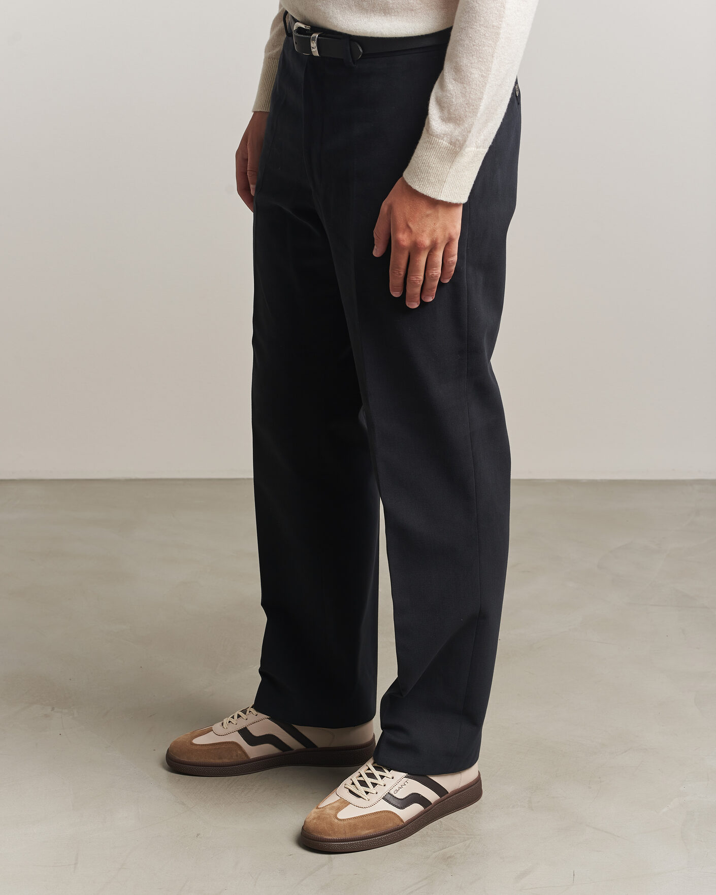 Men | Sneakers | Gant | Cuzmo Leather/Suede Sneaker Beige/Brown