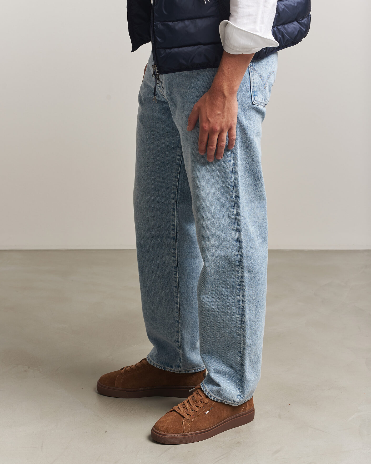 Men | Sneakers | Gant | Mc Julien Suede Sneaker Chestnut