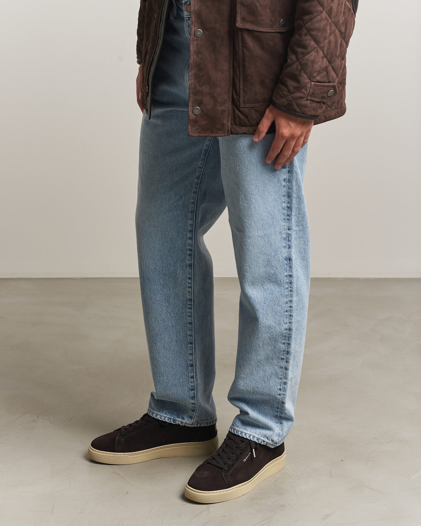 Men | Sneakers | Gant | Mc Julien Suede Sneaker Dark Brown