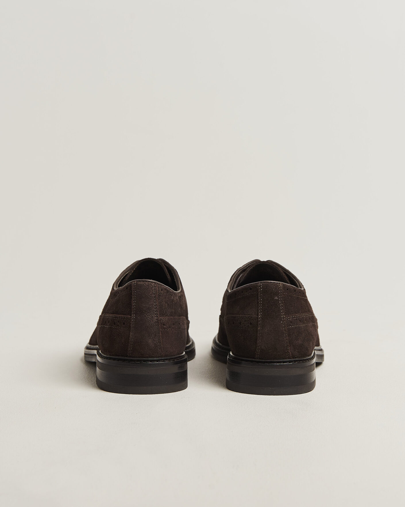 Men | Brogues | Gant | Bidford Suede Brogues Dark Brown