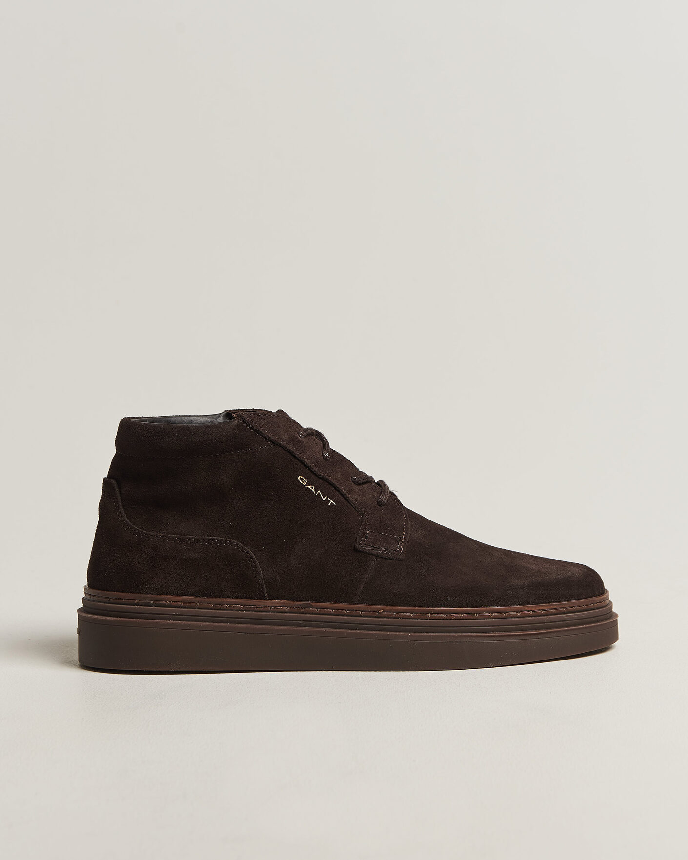 Men | Boots | Gant | Kinzoon Suede Chukka Boot Espresso Brown