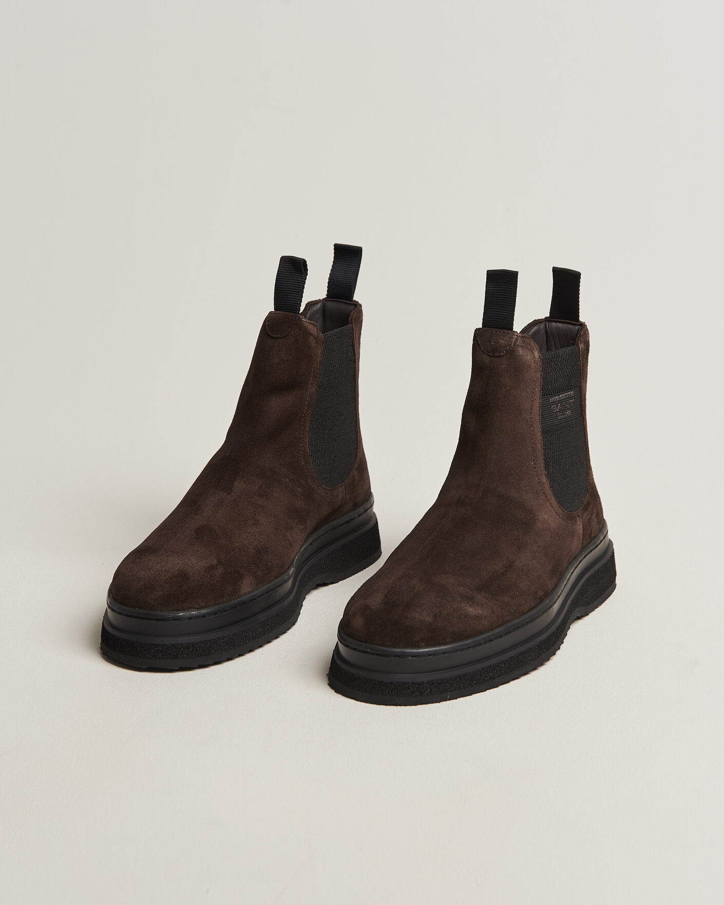Men | Boots | Gant | Blistown Shearling Suede Chelsea Boot Espresso Brown